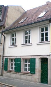Geburtshaus von Balthasar Schiedmayer in Erlangen