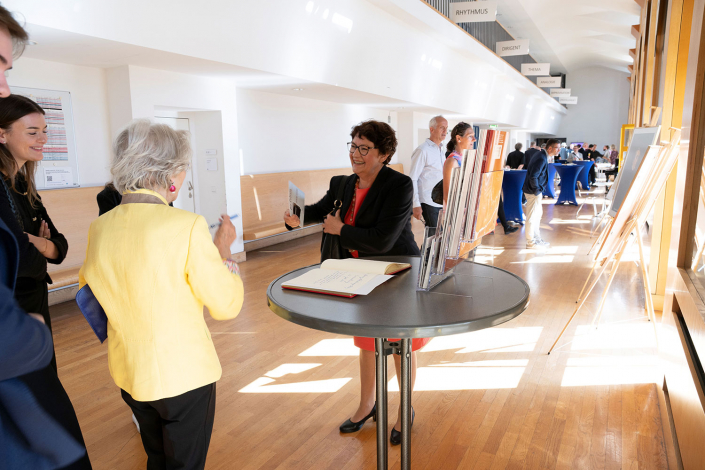 Blick in die Wandelhalle