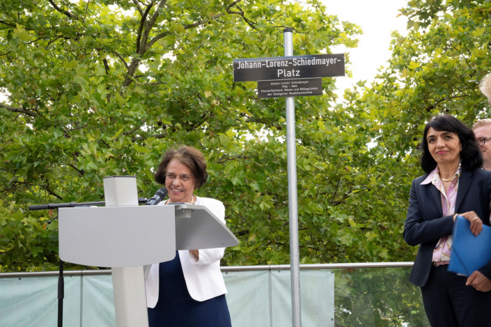 Dankesrede Elianne Schiedmayer, Muhterem Aras, Landtagspräsidentin des Landtags Baden-Württemberg